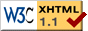 Pagina XHTML 1.1 valida!